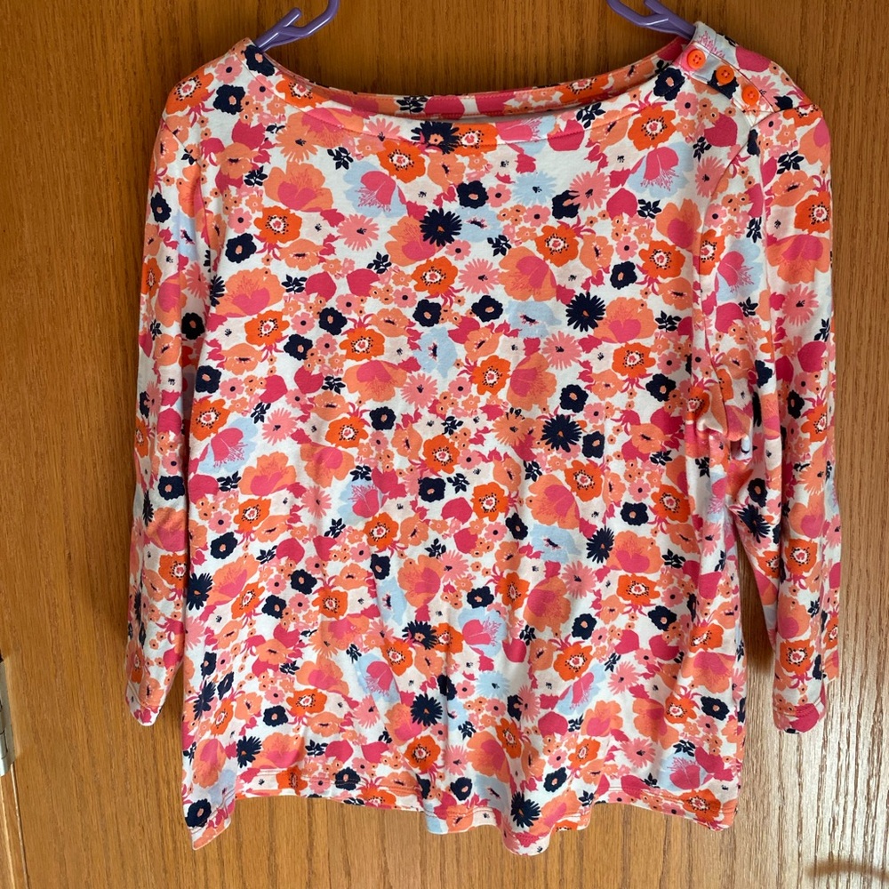 Charter Club Women’s 3/4 Sleeve Top - Size L - Picture 1 of 5